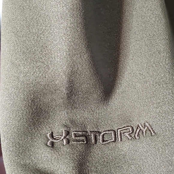 Under Armour Coldgear Hoodie Applique  Logo Storm Gorp Granola Sweatshirt L - Picture 7 of 16